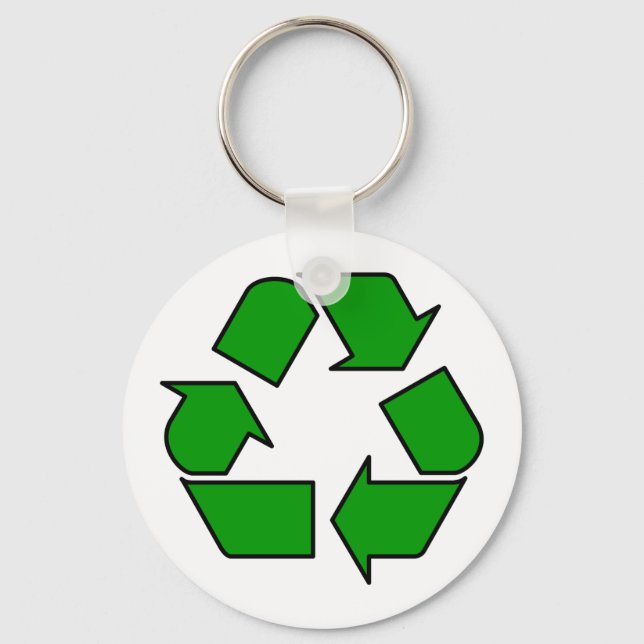 Reuse & Recycle Keychain (Front)