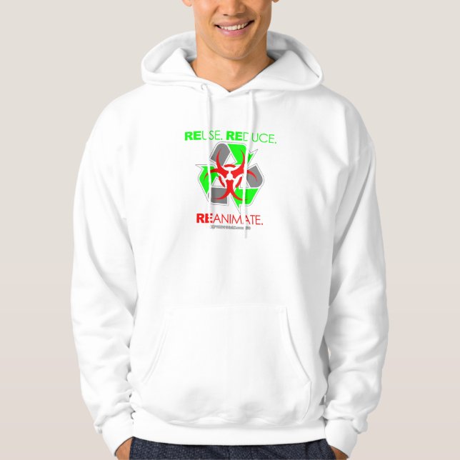 REUSE. REDUCE. REANIMATE. HOODIE (Front)