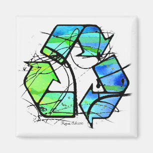 Reuse, Reduce, Recycle Earth Day Gifts Magnet