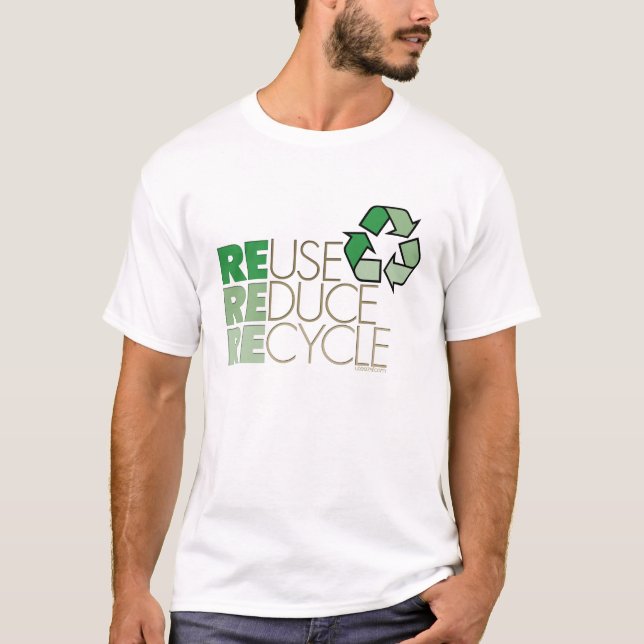 Réutiliser Réduire le recyclage T-shirt (Devant)