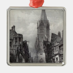 Reutlingen, engraved by J.J. Crew Metal Ornament