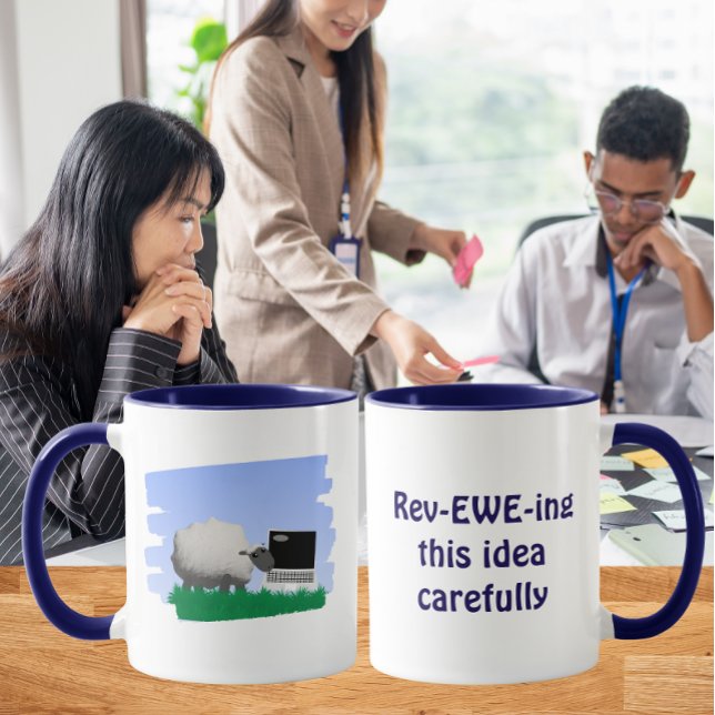 Rev-ewe-ing This Idea Carefully Mug (Creator Uploaded)