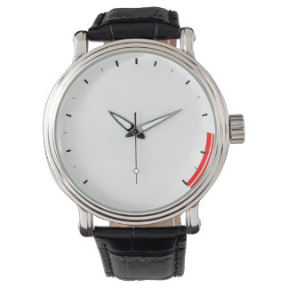 ReV Tachometer Mens Montre avec bracelet en cuir 3