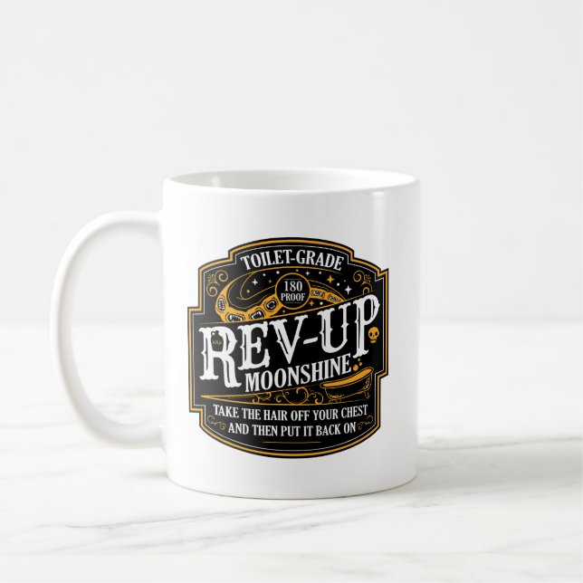 Rev-Up Moonshine | Dungeon Crawler Carl Coffee Mug (Left)