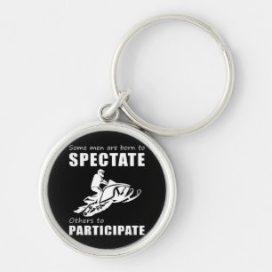 Rev Up the Chuckles - Funny & Some Men Are Born to Keychain