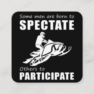 Rev Up the Chuckles - Funny & Some Men Are Born to Square Business Card
