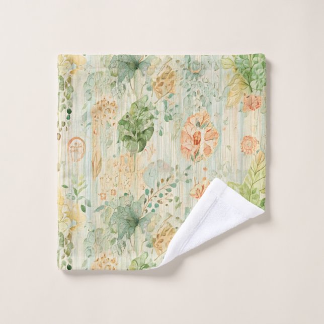 Rêve botanique doux (Gant de toilette)
