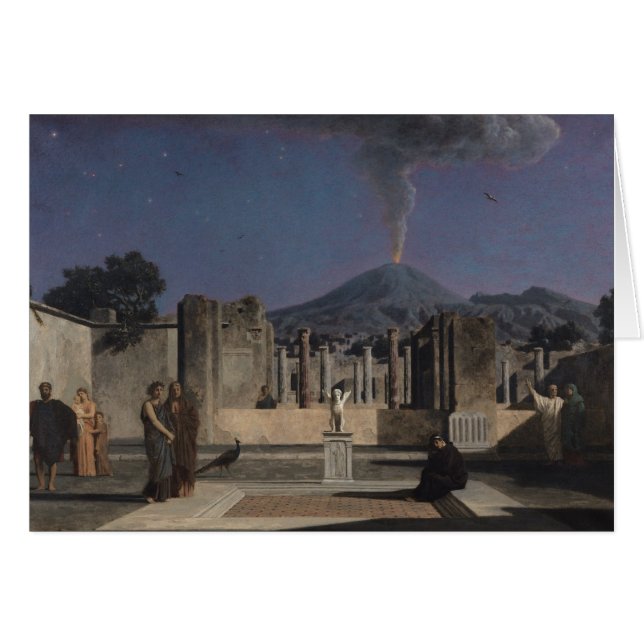 Rêve dans les ruines de Pompeii, 1866 (Devant horizontal)