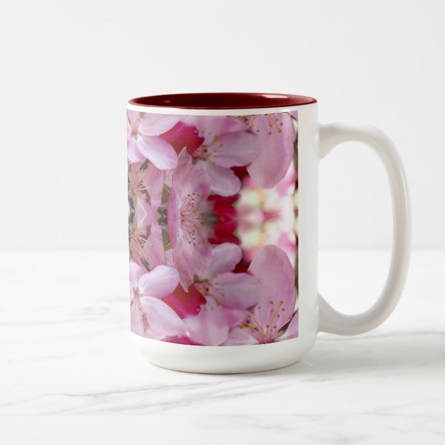 Rêve de fleurs Mug à deux tons (Droit)