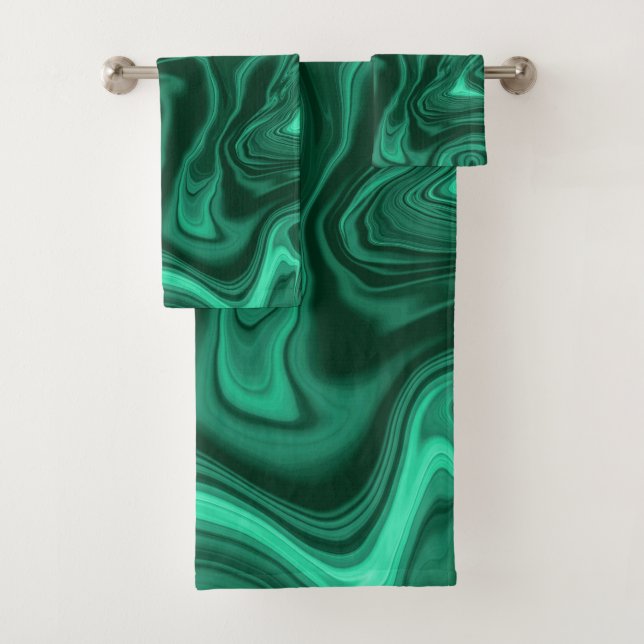 Rêve de malachite liquide #2 #gem #décoration #art (En situation)