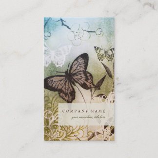 Rêve de papillon - carte de visite