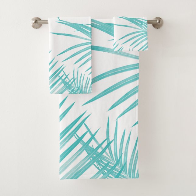 Rêve des Feuilles turquoise doux #1 #tropical #déc (En situation)
