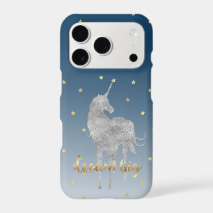 Rêve d'étoiles de licorne d'or bleu
