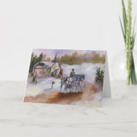 Rêve d'hiver carte blanche