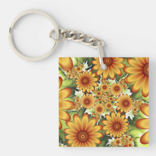Rêve floral, fleurs modernes abstraites Art fracta