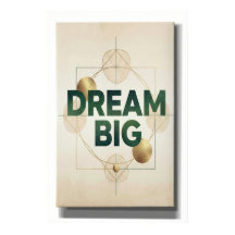 rêve grand affiche d'art mural minimal