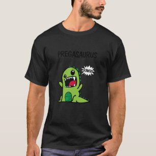 Reveal Pregnant Cute Pregosaurus Dinosaur Announce T-Shirt