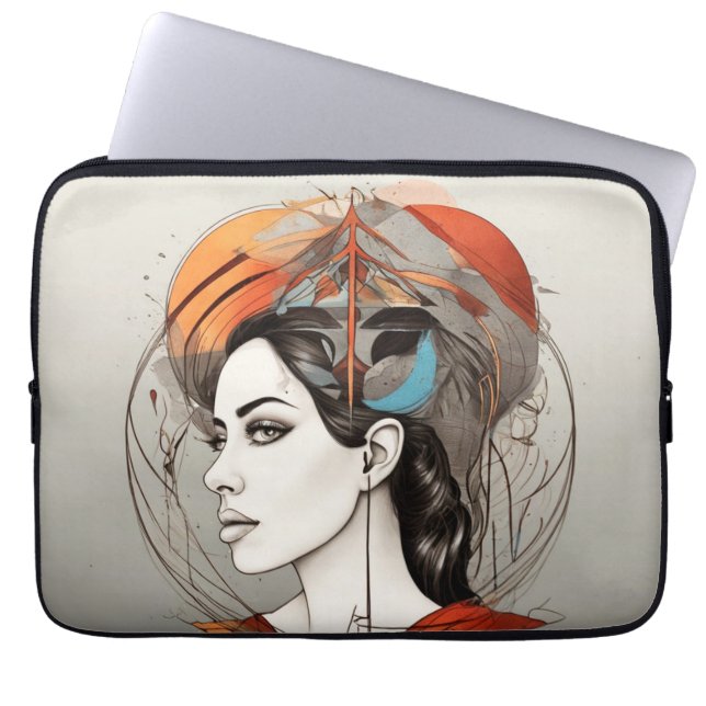 revealed beauty laptop sleeve (Front)