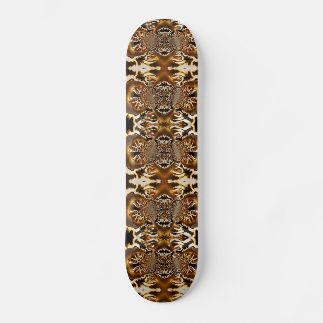Réveil Fire Fractal Skateboard (Recto)