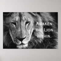 Réveillez le lion à l'intérieur - Poster