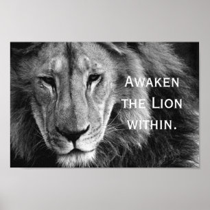 Réveillez le lion à l'intérieur - Poster