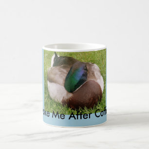 Réveillez-moi après le café Canard Dormir Mug