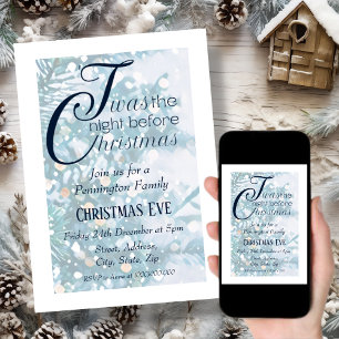 Réveillon de Noël Invitation de partie