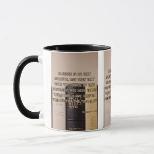 Revelation 1:3 KJV Bible Scripture Pic Two-Tone Mug