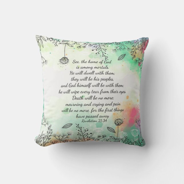 Revelation 21:34   throw pillow (Front)