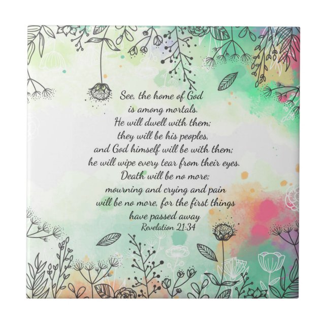 Revelation 21:34  tile (Front)