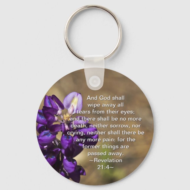 Revelation 21:4 keychain (Front)