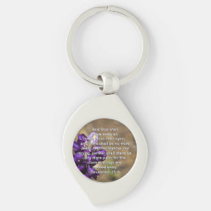 Revelation 21:4 keychain