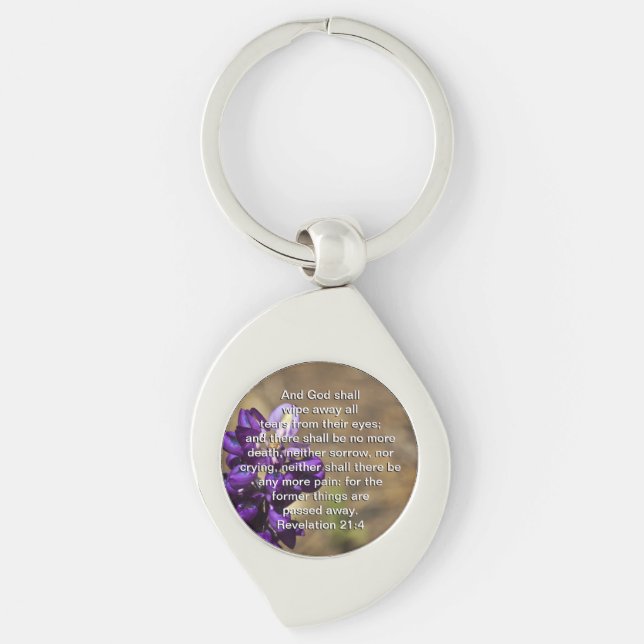 Revelation 21:4 keychain (Front)