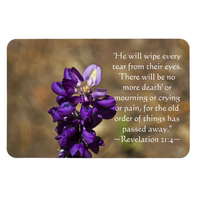 Revelation 21:4 magnet (Horizontal)