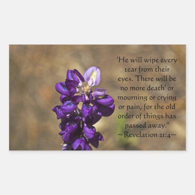 Revelation 21:4 sticker (Front)