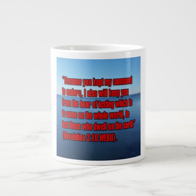 Révélation 3:10 WEBU Mug (Devant)
