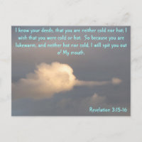 Revelation 3 15-16 with spitting cloud