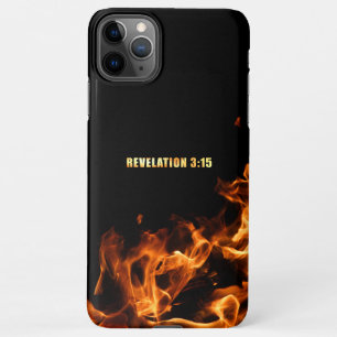 Revelation: Be On Fire For Jesus Christian Faith iPhone 11Pro Max Case