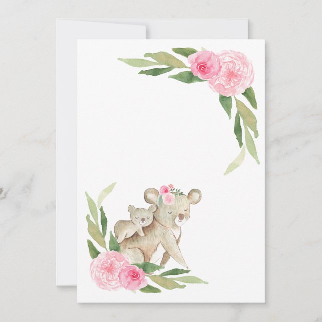 Révélation de genre // Faire-part pastel vierge (Devant)