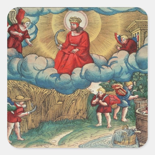 Revelations Square Sticker (Front)