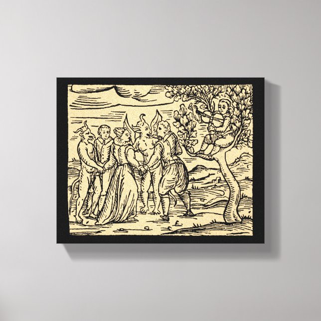 Revelry of Satan and Witches 8x10 Canvas Print (Front)