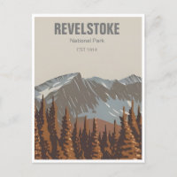 Revelstoke BC Canada Mountain Skiing Vintage
