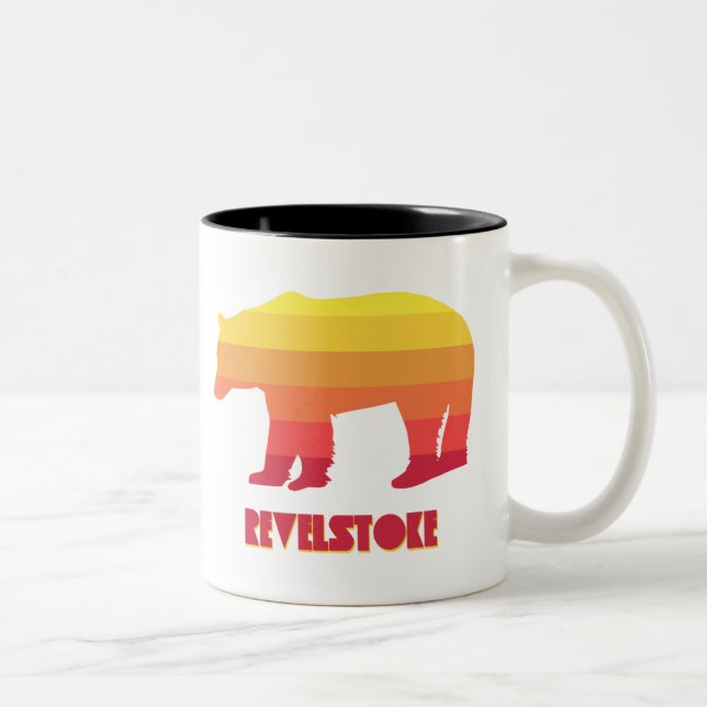 Revelstoke Bear Two-Tone Coffee Mug (Right)