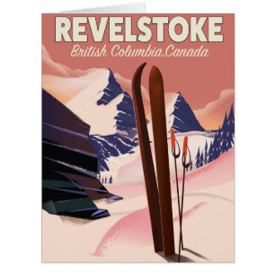 Revelstoke  British Columbia, Canada Ski poster