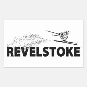Revelstoke British Columbia Ski Jumper Sticker