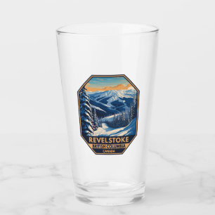 Revelstoke Canada Winter Vintage Glass