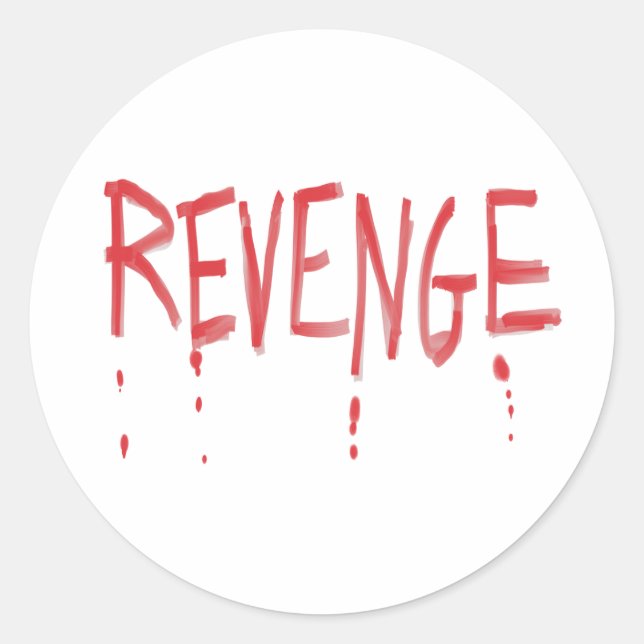 Revenge Classic Round Sticker (Front)