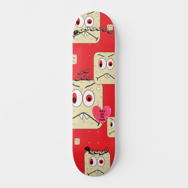 Revenge of the Curds Skateboard (Front)