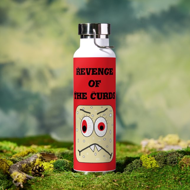 Revenge of the Curds Water Bottle (Outdoor (Rotated))