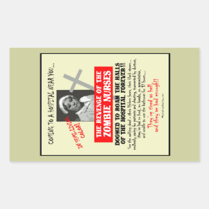 Revenge of the Zombie Nurses Sticker